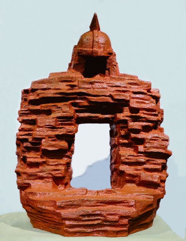 Civilized Ruins — The Gate of Peace (Gate Series I), bronze, 2022