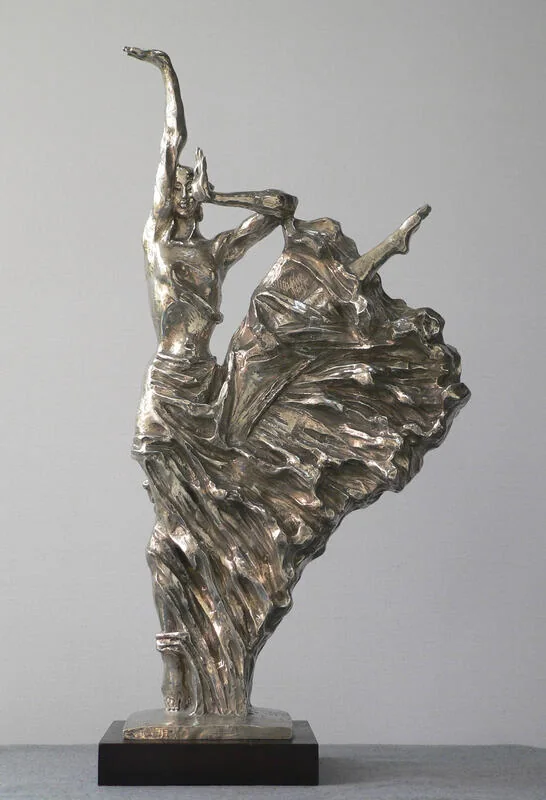 An Eagle Flying in the Night Sky of the City, cupronickel, 2007